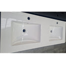 NELSON 1200X460X580MM PLYWOOD WALL HUNG VANITY - LIGHT OAK WITH DOUBLE CERAMIC TOP - NZHomeware