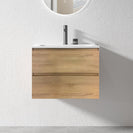 Nelson 600X460X580Mm Plywood Wall Hung Vanity - Light Oak - NZHomeware