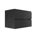 NELSON 900X460X580MM PLYWOOD WALL HUNG VANITY - BLACK WITH CERAMIC TOP - NZHomeware