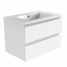 NELSON 900X460X580MM PLYWOOD WALL HUNG VANITY - GLOSS WHITE WITH CERAMIC TOP - NZHomeware