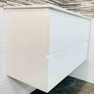 NELSON 900X460X580MM PLYWOOD WALL HUNG VANITY - GLOSS WHITE WITH CERAMIC TOP - NZHomeware