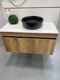 BC13 1200mm Plywood Wall Hung Vanity - Oak Finish - NZHomeware