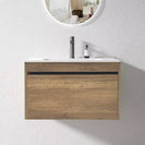 BC13 750MM Plywood Wall Hung Vanity - Oak Finish - NZHomeware