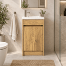 BC7 400mmx230mmx850mm Hand Basin Plywood Floor Standing Vanity - NZHomeware