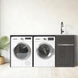 1800mm Laundry Tub | Plywood Cabinet & Stone Bench | Stainless Steel Sink - NZHomeware