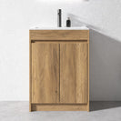 SM 600mmx360mmx850mm Plywood Slim Floor Standing Vanity with Ceramic Basin - NZHomeware