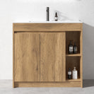 900mm Floor Slim Vanity with Ceramic Basin - NZHomeware