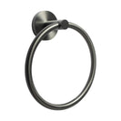 Norico Round Gunmetal Grey Hand Towel Ring Wall Mounted - NZHomeware