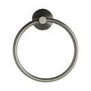 Norico Round Gunmetal Grey Hand Towel Ring Wall Mounted - NZHomeware