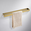 Omar 600mm Brushed Yellow Gold Single Towel Rails - NZHomeware