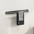 Omar 600mm Gunmetal Grey Single Towel Rails - NZHomeware