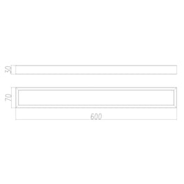 Omar 600mm Gunmetal Grey Single Towel Rails - NZHomeware