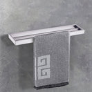 Omar Brushed Nickel Double Towel Rails 600mm - NZHomeware