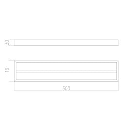 Omar Brushed Nickel Double Towel Rails 600mm - NZHomeware