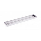 Omar Brushed Nickel Double Towel Rails 600mm - NZHomeware
