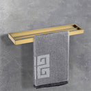Omar Brushed Yellow Gold Double Towel Rails 600mm - NZHomeware