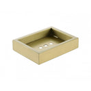 Omar Brushed Yellow Gold Soap Dishes Holder - NZHomeware