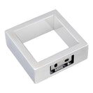 Omar Chrome and White Toothbrush Holder Tumbler Holder - NZHomeware