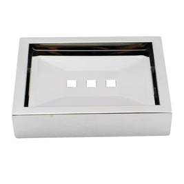 Omar Chrome Soap Dishes Holder - NZHomeware