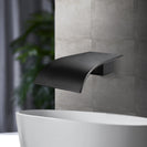 Omar Nero Waterfall Black Bathtub/Basin Wall Spouts Tapware Bathtub Faucet - NZHomeware