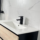 Ottimo Nero Black Basin Mixer Tap Black Taps Bathroom Tapware - NZHomeware