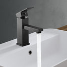 Ottimo Nero Black Basin Mixer Tap Black Taps Bathroom Tapware - NZHomeware