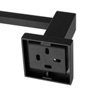 Ottimo Nero Black Towel Ring 250mm - NZHomeware