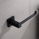 Ottimo Nero Black Towel Ring 250mm - NZHomeware