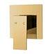 Ottimo/Omar Brushed Yellow Gold Square Shower Bath Mixer Tap - NZHomeware