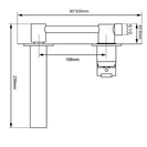 Ottimo/Omar Chrome Bathtub/Basin Wall Mixer With Spouts Tapware Bathtub Filler - NZHomeware