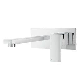 Ottimo/Omar Chrome Bathtub/Basin Wall Mixer With Spouts Tapware Bathtub Filler - NZHomeware