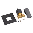 Ottimo/Omar Gunmetal Grey Square Shower Bath Mixer Tap - NZHomeware