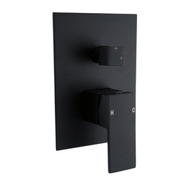 Ottimo/Omar Nero Black Shower/Bath Mixers Diverter - NZHomeware