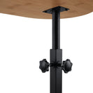 Oval Sofa Bed End Side Stand Rack C Table Bathtub Tray Height Adjustable 360° Swivel - NZHomeware