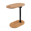 Oval Sofa Bed End Side Stand Rack C Table Bathtub Tray Height Adjustable 360° Swivel - NZHomeware