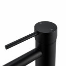 LUCID PIN Matt Black Basin Mixer Tap | Solid Brass Lead - Free Watermark - NZHomeware
