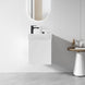 PICCOLO 420X220X500MM PLYWOOD WALL HUNG VANITY - WHITE GLOSS WITH CERAMIC TOP - NZHomeware