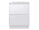 POLO 600X460X850MM PLYWOOD FLOOR STANDING VANITY - GLOSS WHITE WITH CERAMIC TOP - NZHomeware