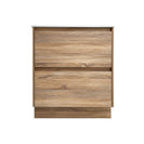 POLO 600X460X850MM PLYWOOD FLOOR STANDING VANITY - LIGHT OAK WITH CERAMIC TOP - NZHomeware