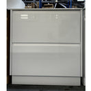 POLO 750X460X850MM PLYWOOD FLOOR STANDING VANITY - GLOSS WHITE WITH CERAMIC TOP - NZHomeware