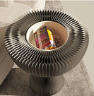 Portable Folding Kraft Paper Bouquet Table Side Corner Table Sofa Side Cabinet Nightstand White - NZHomeware