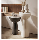 Portable Folding Kraft Paper Bouquet Table Side Corner Table Sofa Side Cabinet Nightstand White - NZHomeware