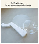 Portable Folding Kraft Paper Bouquet Table Side Corner Table Sofa Side Cabinet Nightstand White - NZHomeware