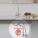 Premium SUS304 Water Filter Stainless Steel Tap RO Drinking Ceramic Disc Faucet Brushed Nickel - NZHomeware