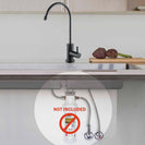 Premium SUS304 Water Filter Stainless Steel Tap RO Drinking Ceramic Disc Faucet Matt Black - NZHomeware