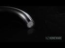 Euro Gooseneck Round Matt Black Kitchen/Laundry Sink Mixer Taps Swivel Kitchen Tapware
