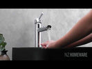 Euro Round Chrome Tall Basin Mixer Taps Tall Tapware
