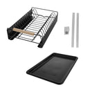 Pull Out Kitchen Cabinet Storage Shelf Rack Drawer Sliding Organizer Black - NZHomeware