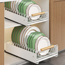 Pull Out Kitchen Cabinet Storage Shelf Rack Drawer Sliding Organizer White - NZHomeware