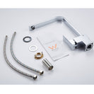 Quadra Chrome Kitchen/Laundry Sink Mixer Taps Swivel Kitchen Tapware - NZHomeware